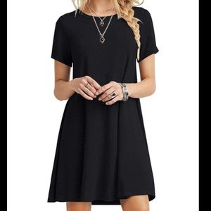 BNWOT never worn black t shirt dress